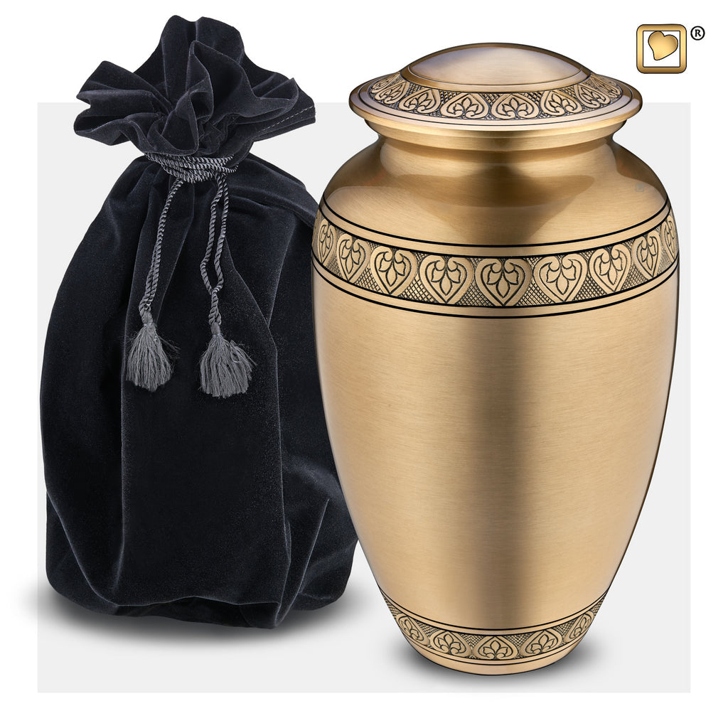 Infinity Gold Classic (Adult) Urn and bag