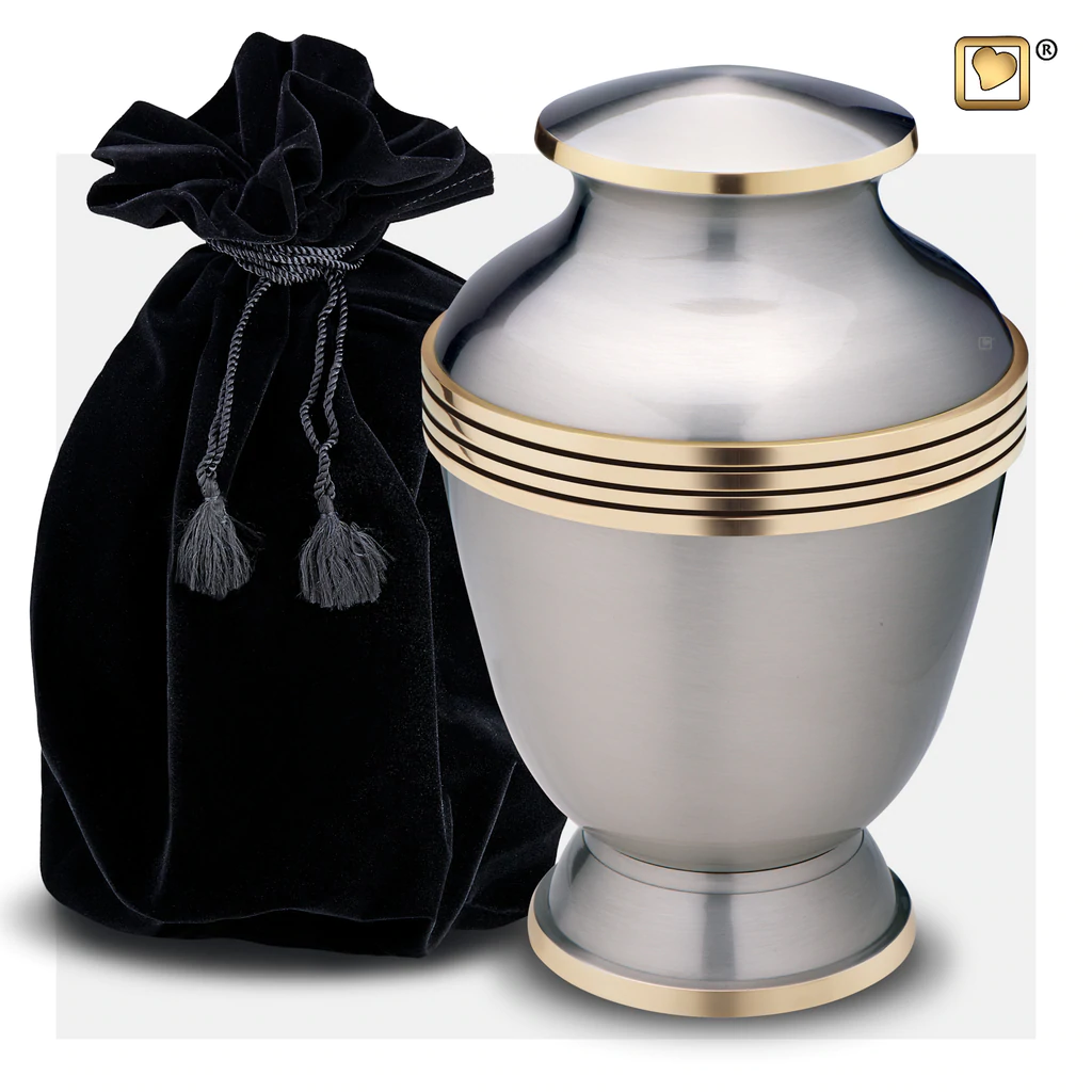 Monarch Platinum (Adult) Urn and bag