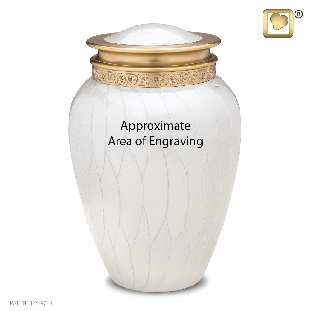 Blessing Pearl (Adult) Urn engraved