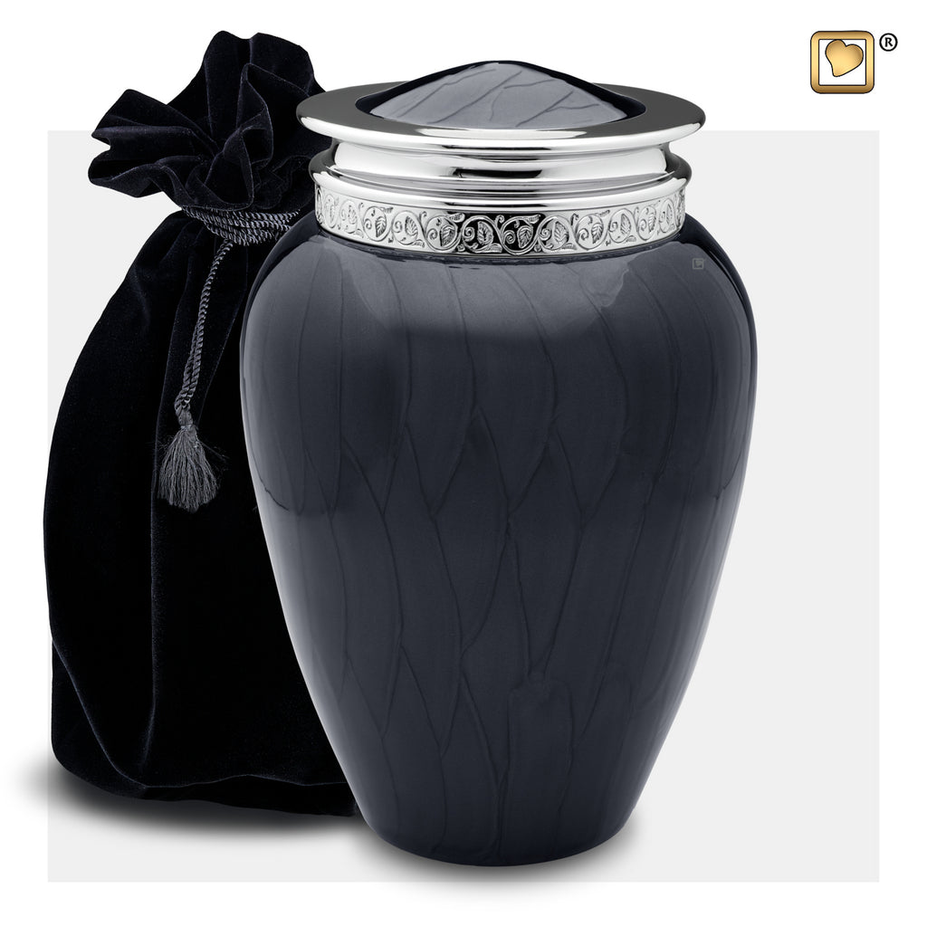 Blessing Midnight (Adult) Urn and bag 