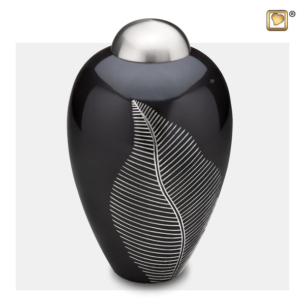 Elegant Leaf Midnight (Adult) Urn