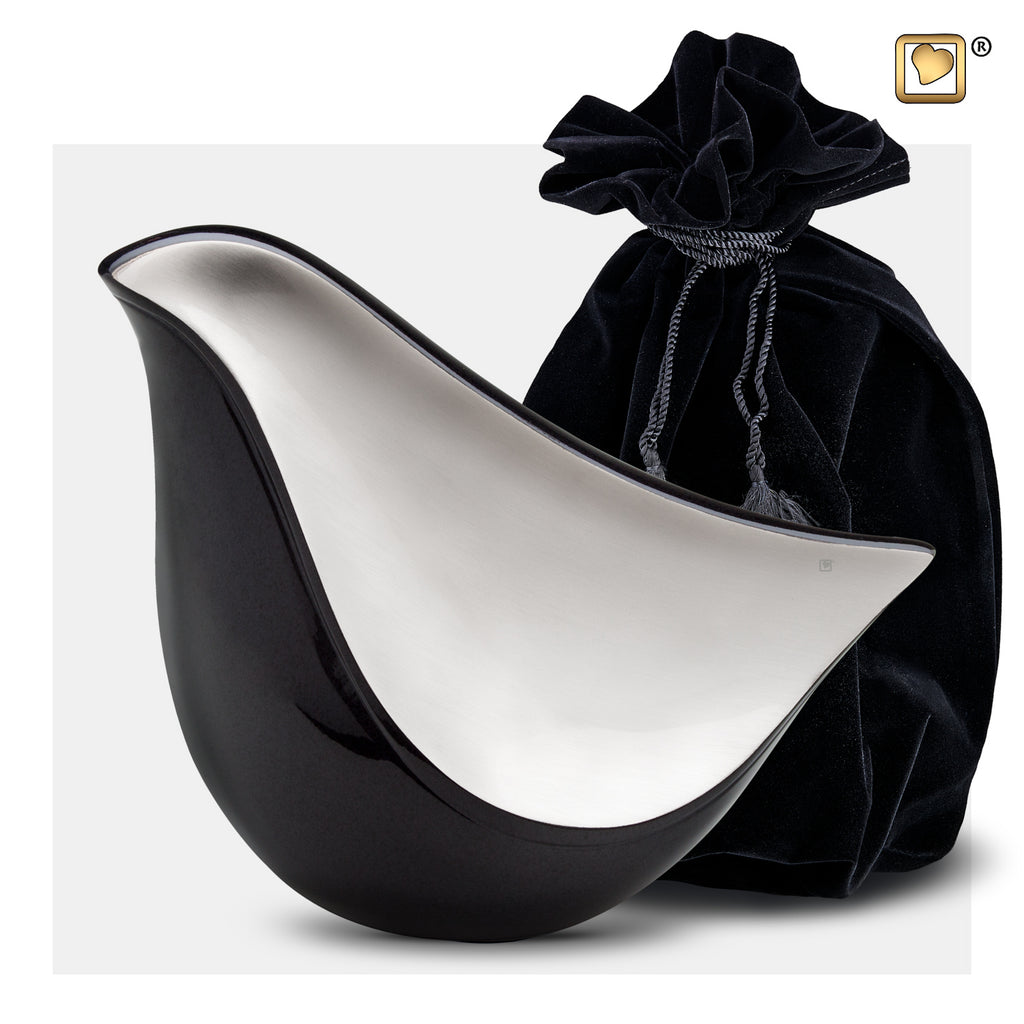 LoveBird™ Midnight (Adult) Urn and bag