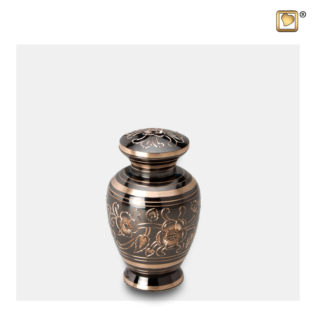 Floral Etched (Keepsake) Urn