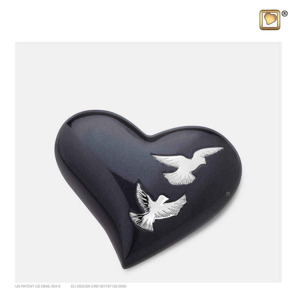 Nirvana Adieu (Keepsake Heart) Urn