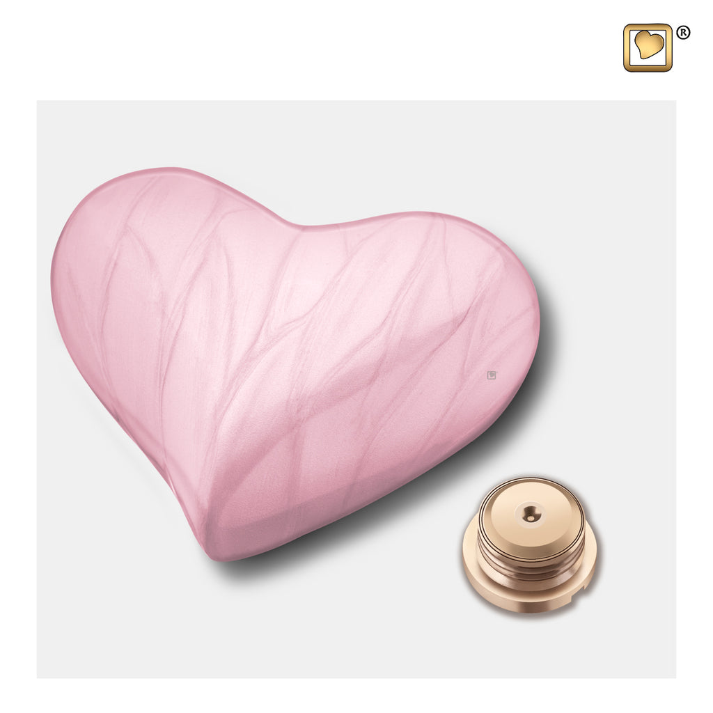 Pearl Pink (Keepsake Heart) Urn