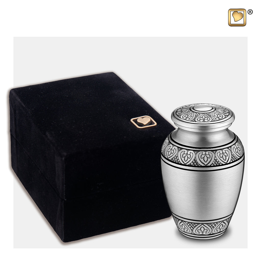 Infinity Pewter Classic (Keepsake) Urn and box