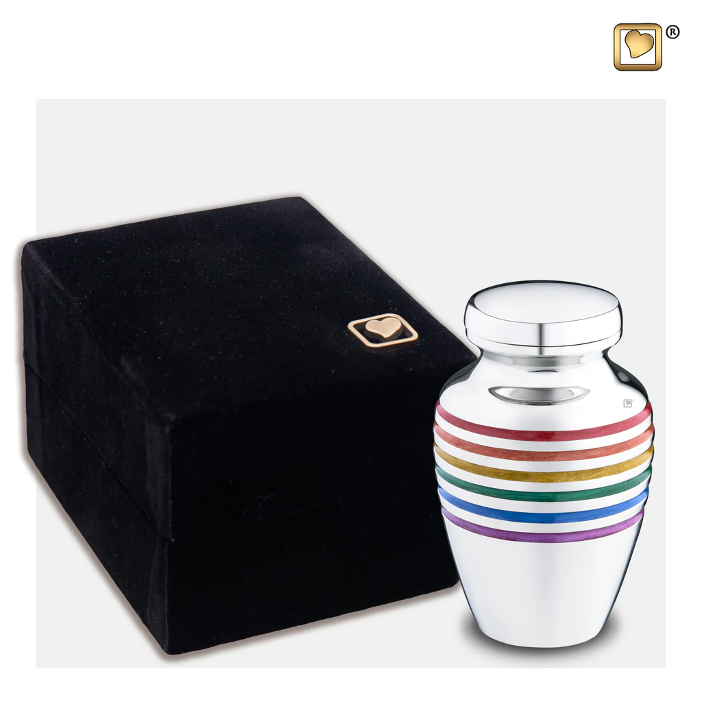 Pride Rainbow (Keepsake) Urn and box