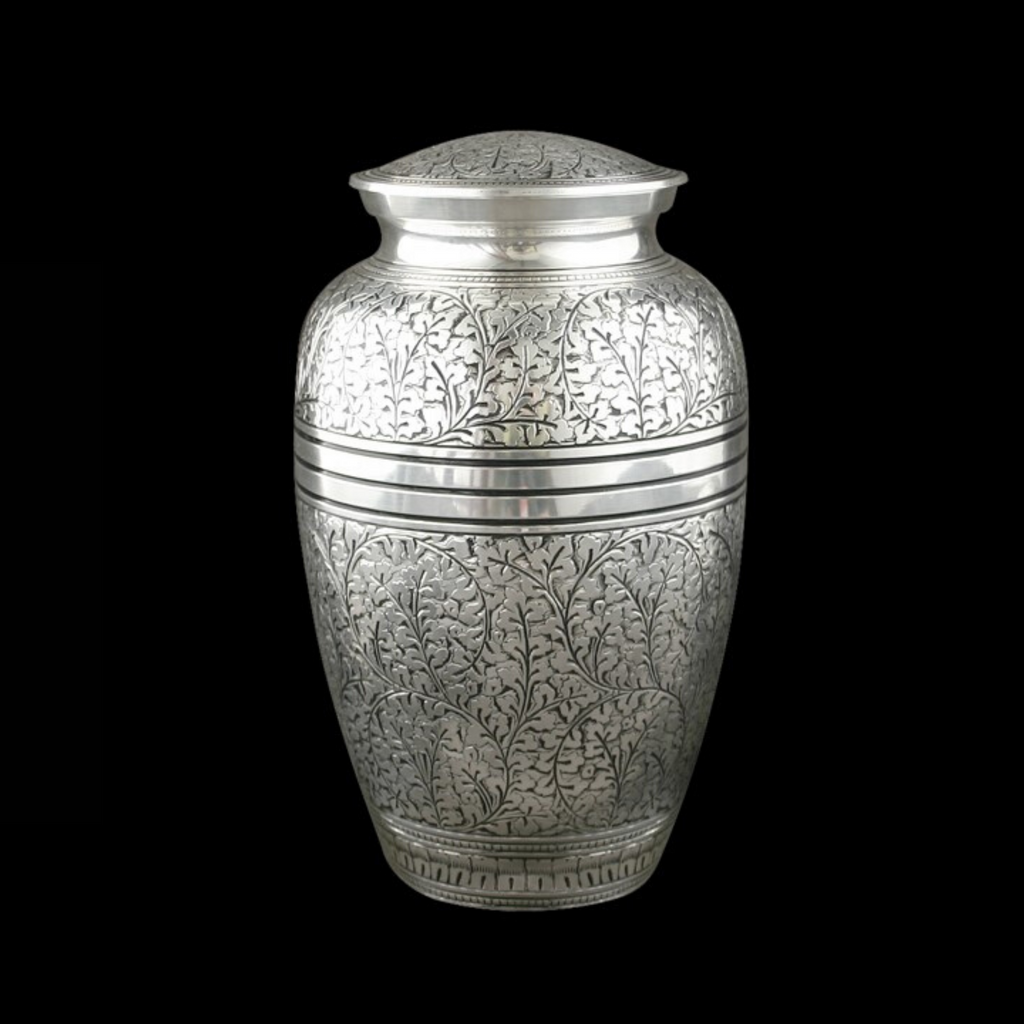 Pewter Antique Urn