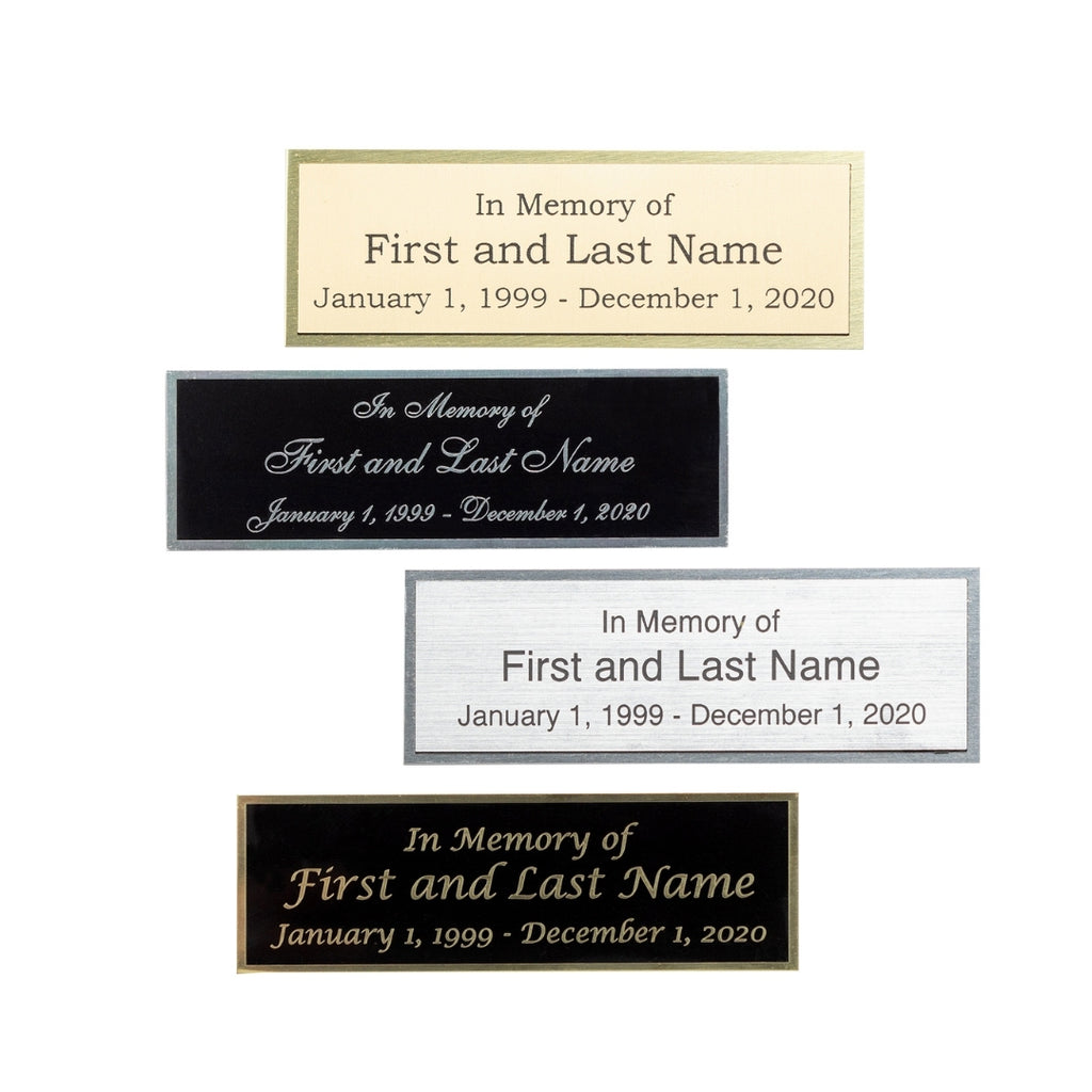 plaque options